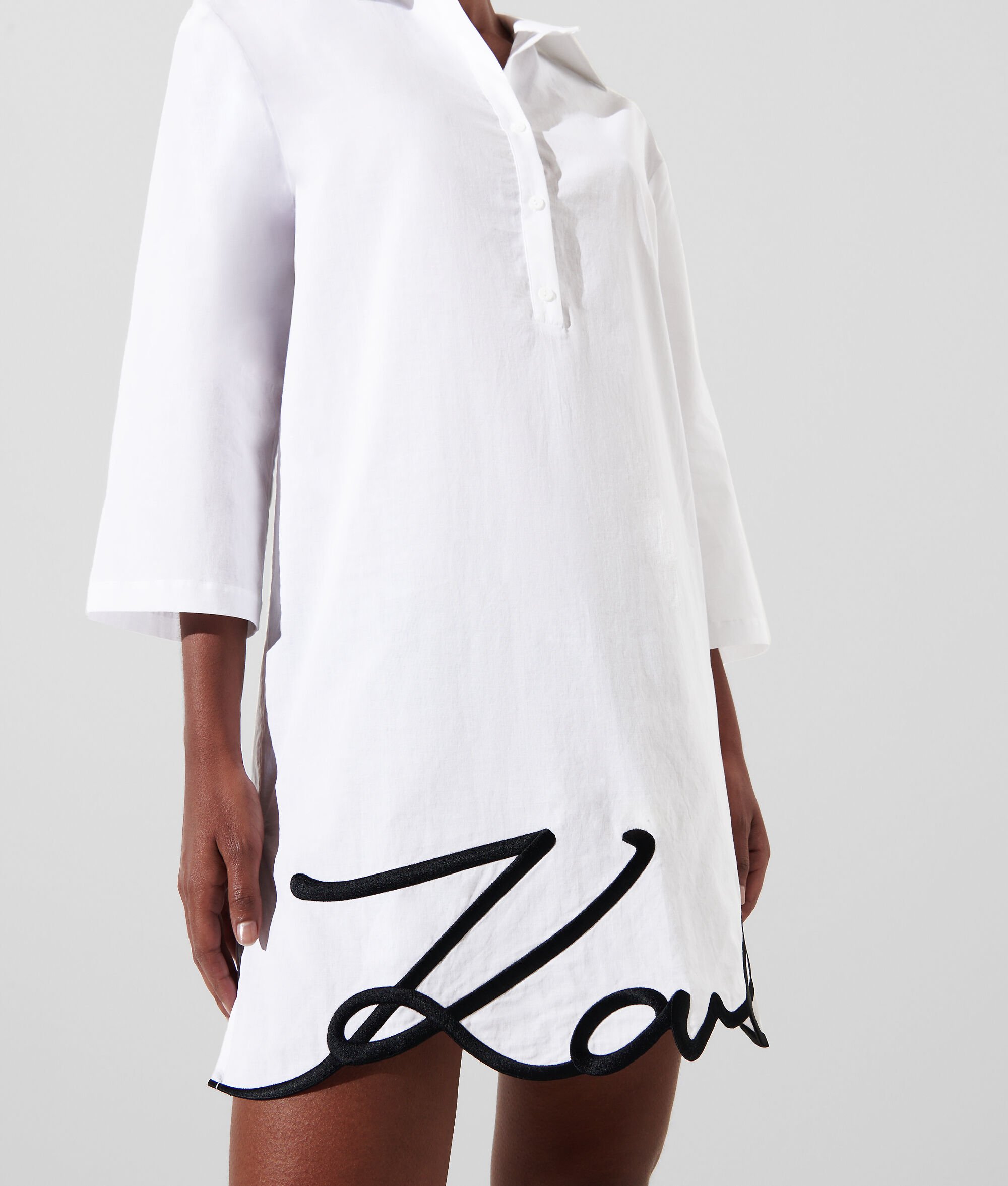 (image for) Customizable KARL SIGNATURE BEACH SHIRT DRESS